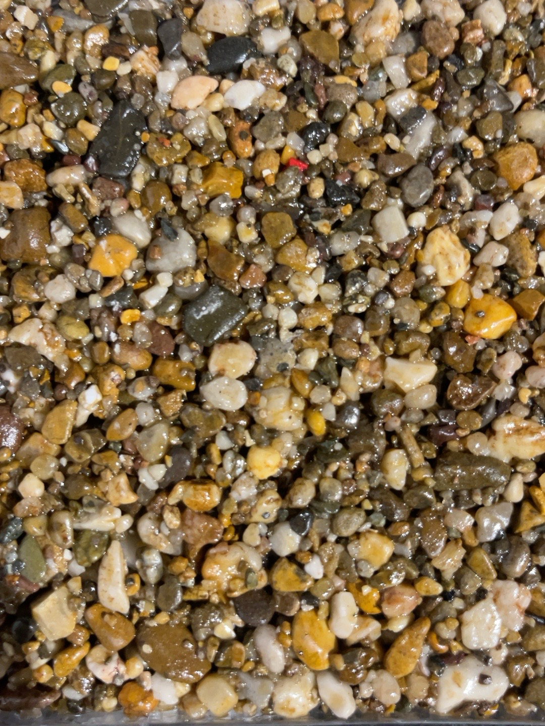 Cappuccino resin bound aggregate sample