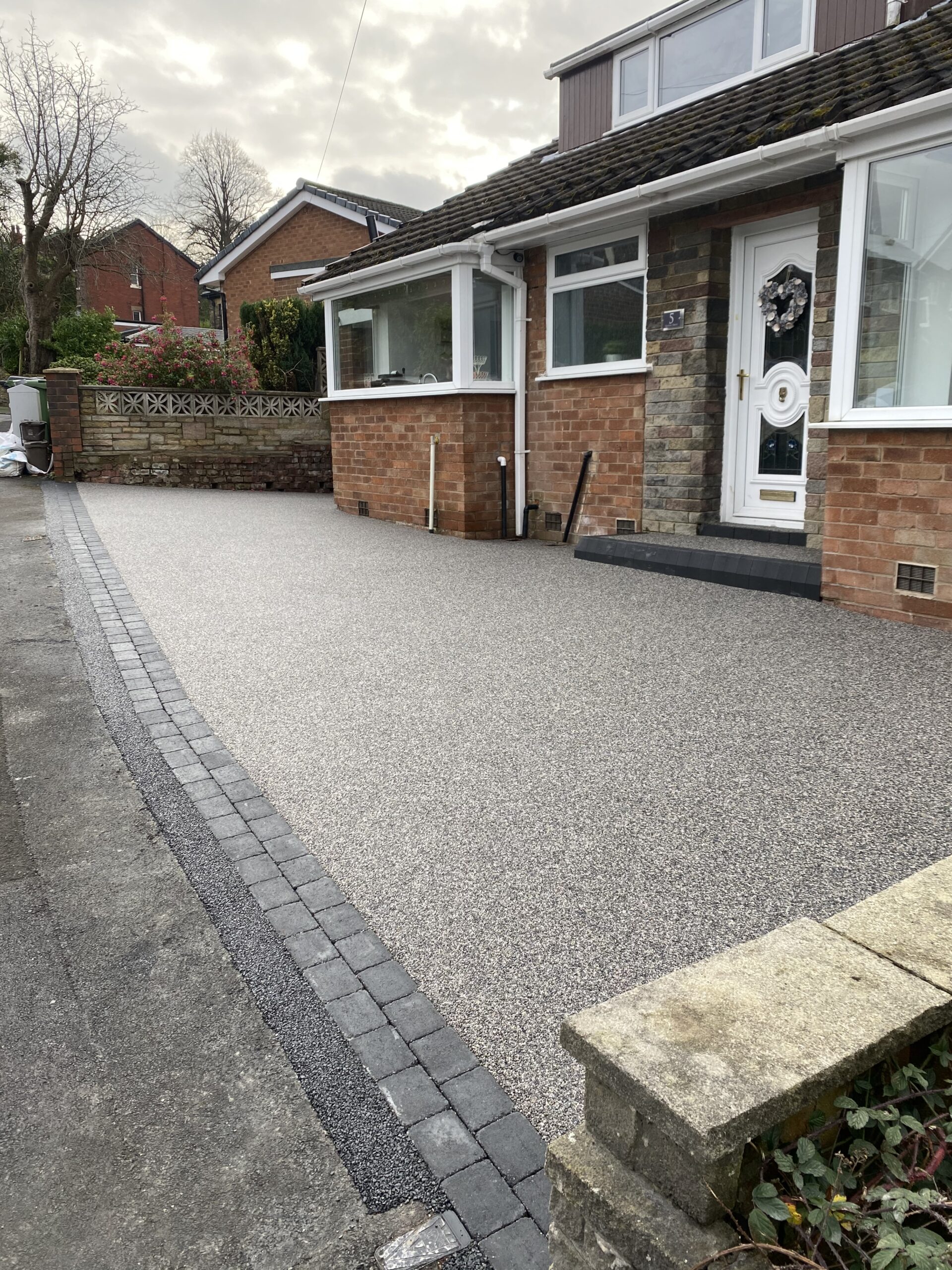 Full rip out preparation for a new resin driveway in Gee Cross Hyde