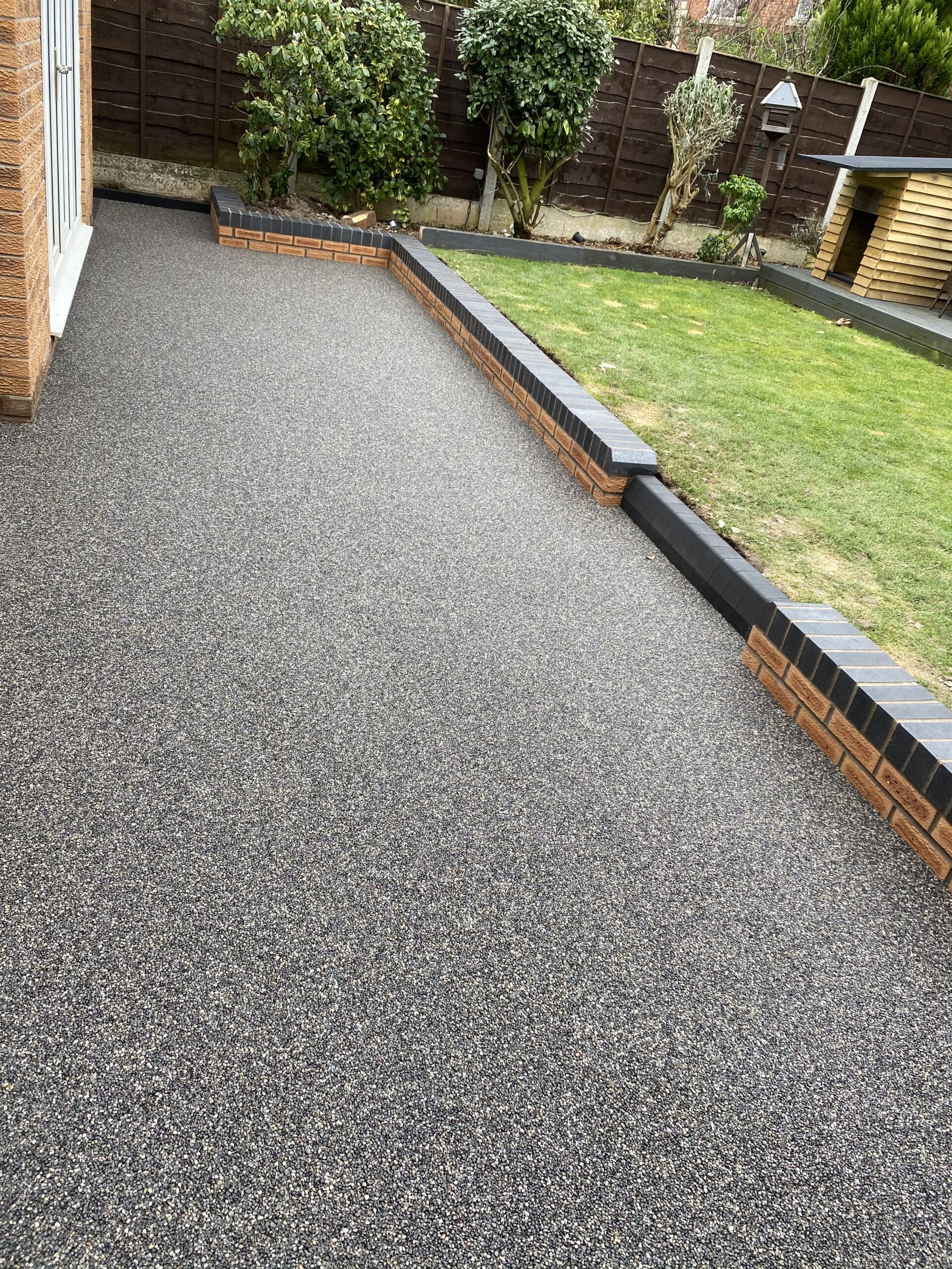 Approximately 20m² resin patio project in Warrington