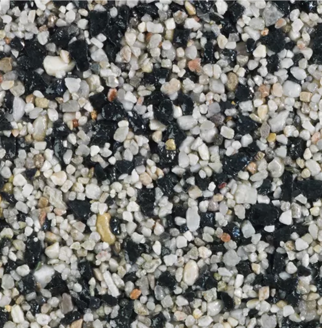 Oyster resin bound aggregate colour used on Ashton-under-Lyne patio and paths